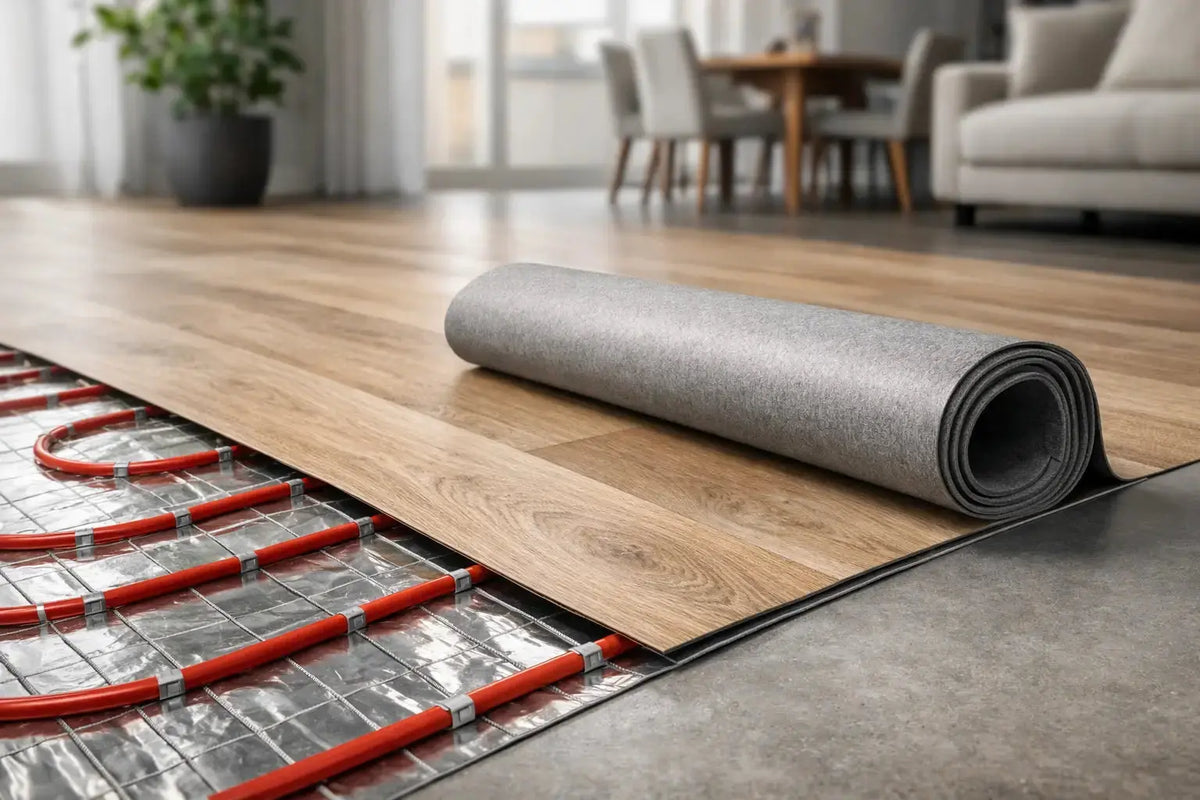 Is pvc geschikt voor vloerverwarming in elk project?