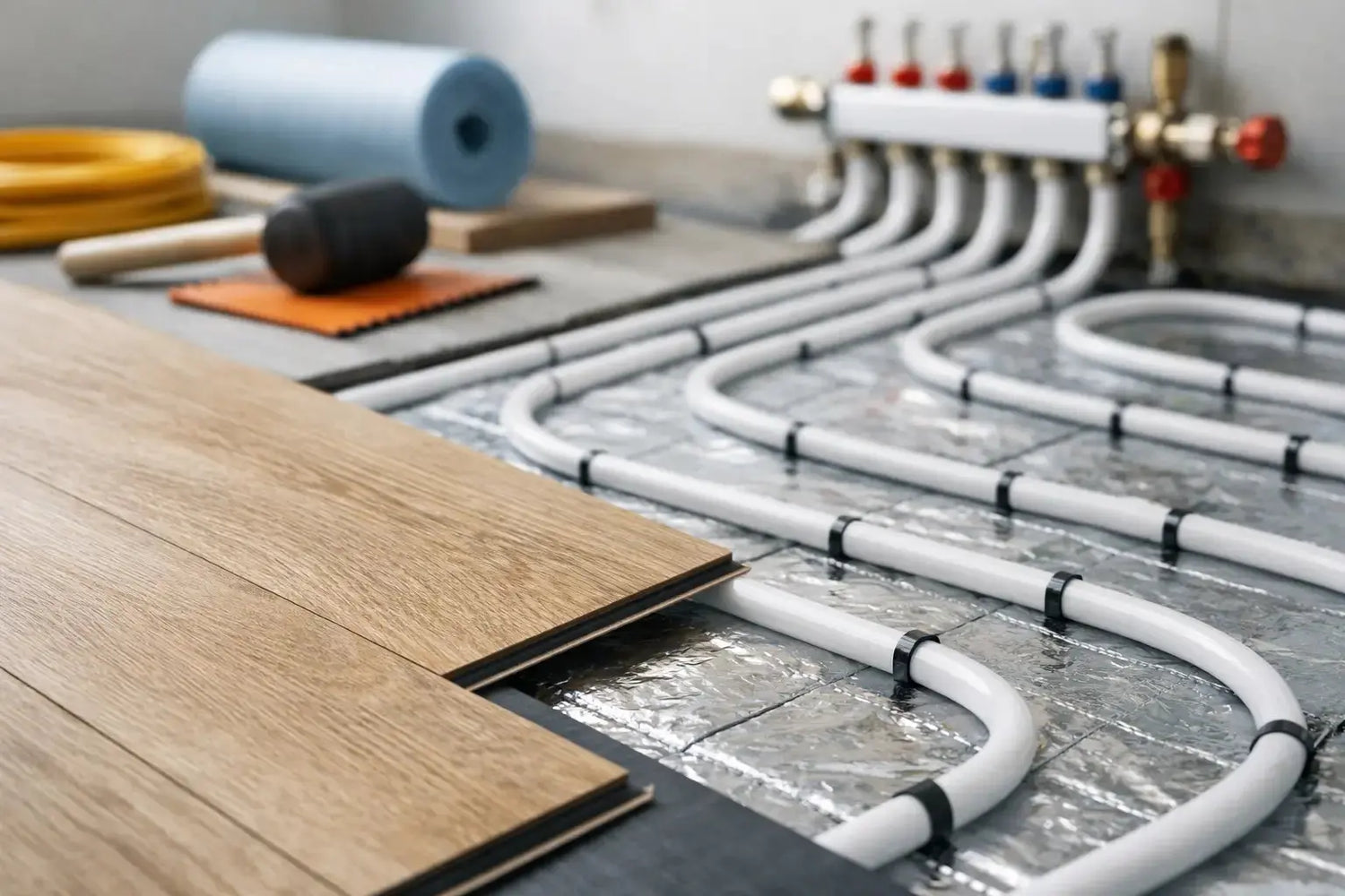 Gids klik PVC vloerverwarming voor elk project