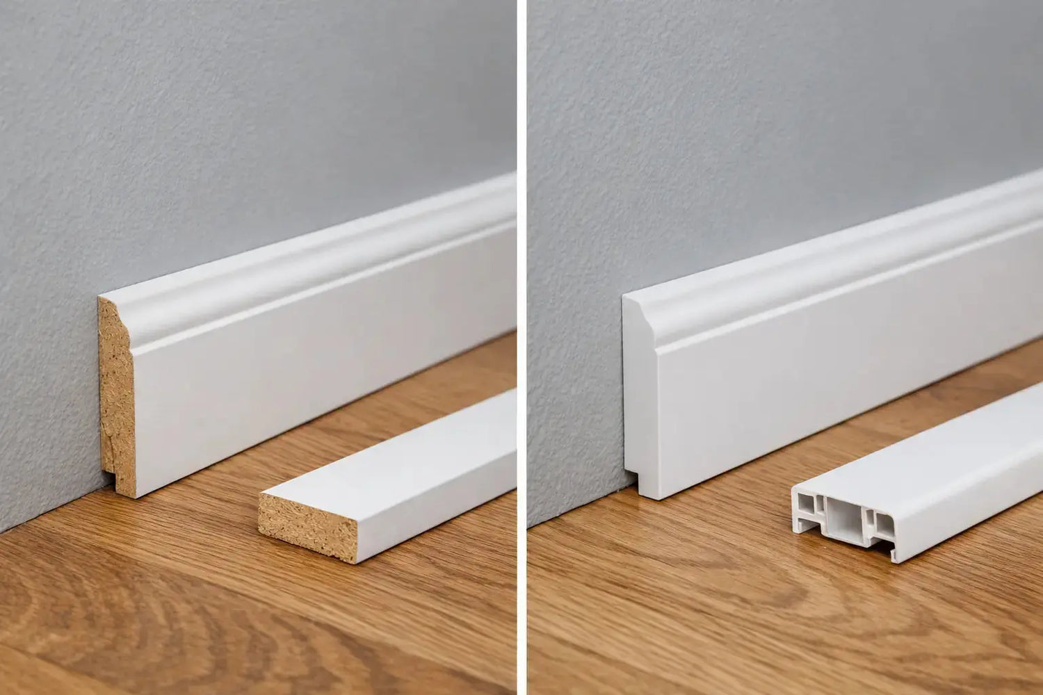 MDF plinten versus kunststof: wat kiest u?