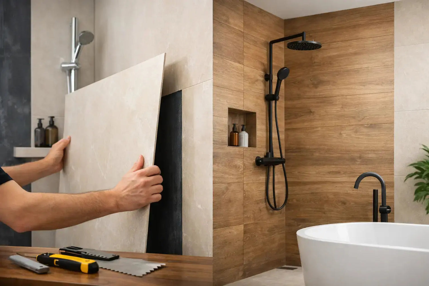 Zijn wandpanelen voor de badkamer geschikt?