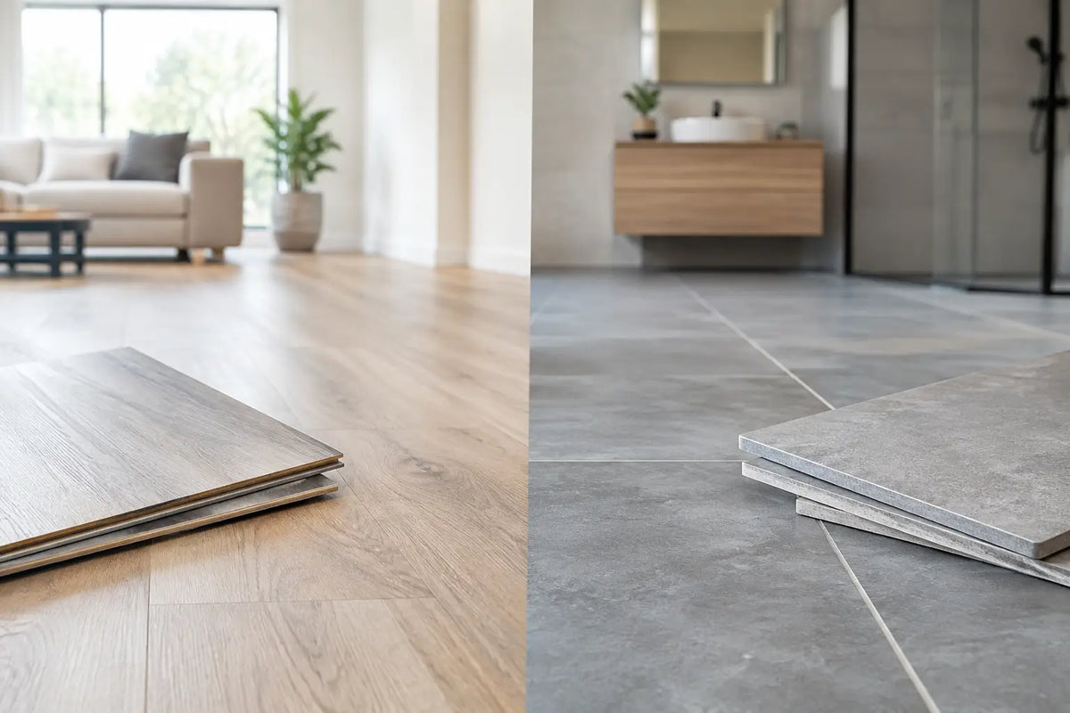 PVC versus tegelvloer voor elk renovatieproject