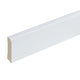 Wit gelakte plint Baroque RAL 9010 70x15x2400 mm