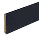 Zwart gelakte plint Strak RAL 9005 120x15x2400 mm