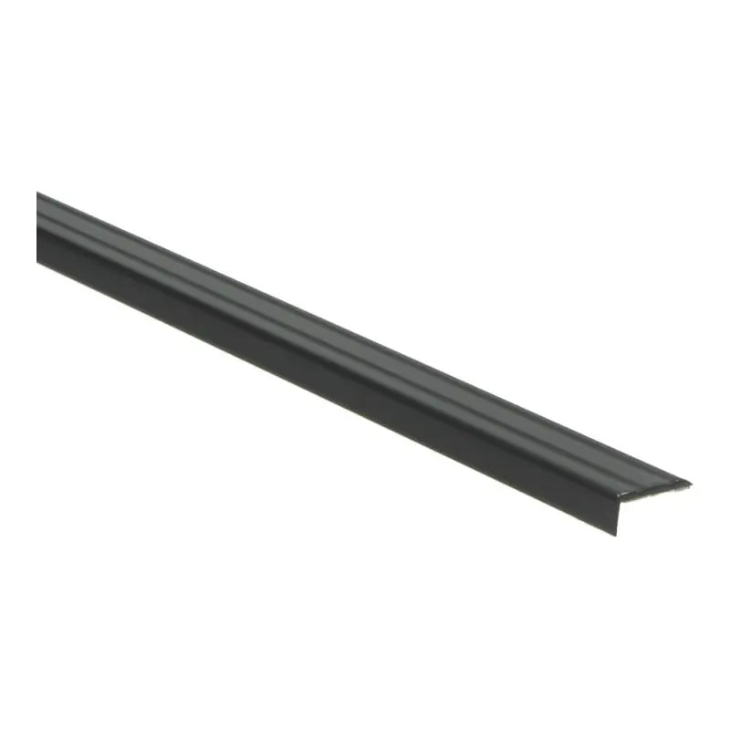 Hoeklijnprofiel zelfklevend 10 mm Zwart, 3 meter
