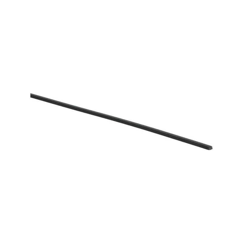 PVC Bies 2,3 x 3,5 mm x 100 cm zwart