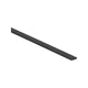 PVC Bies 2,3 x 10 mm x 100 cm zwart  50 stuks