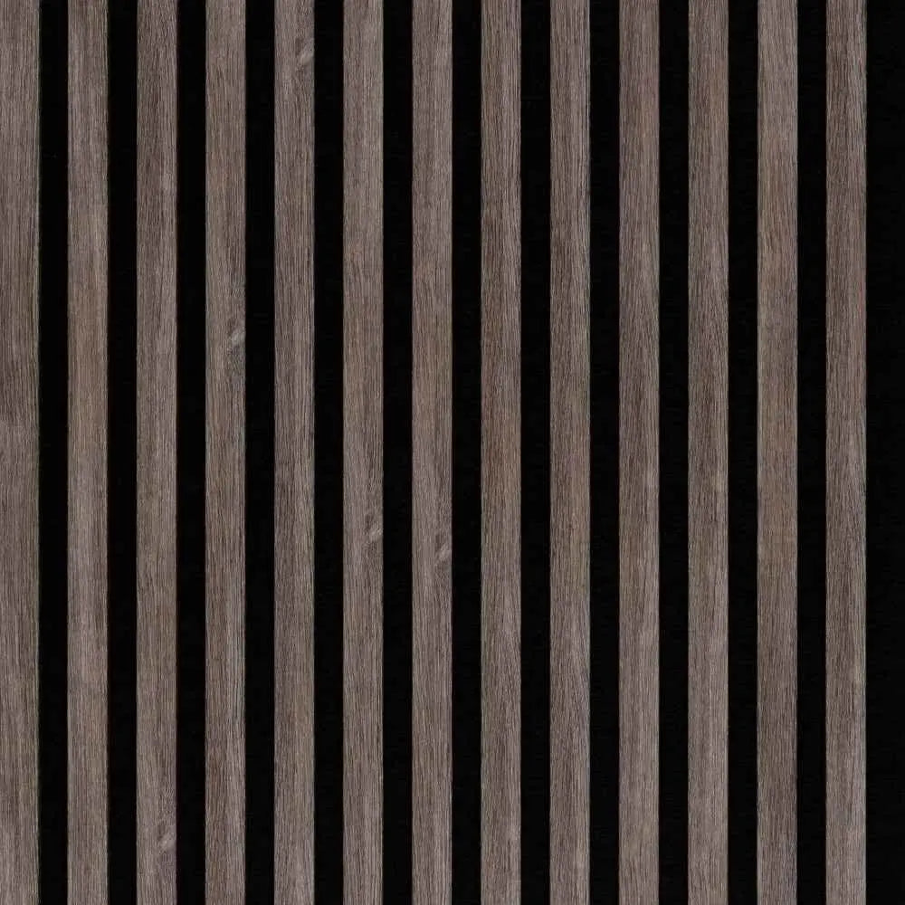 Detail van Akoestisch Wandpaneel Akra Oak met realistische houtnerf en warme tinten