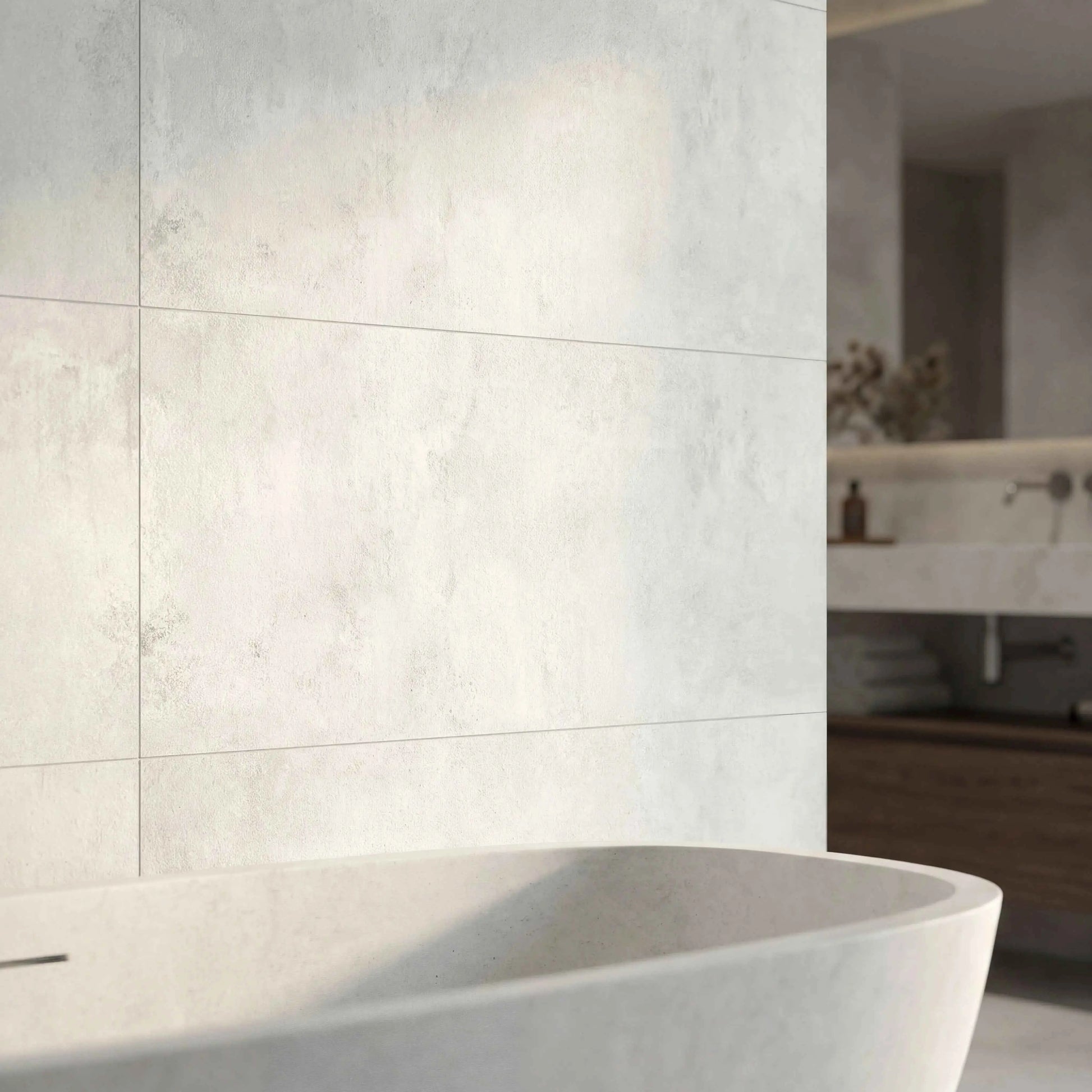 Social White 60x120 Keramische Tegel Vloer en Wand Gerectificeerd Porselein Geglazuurd