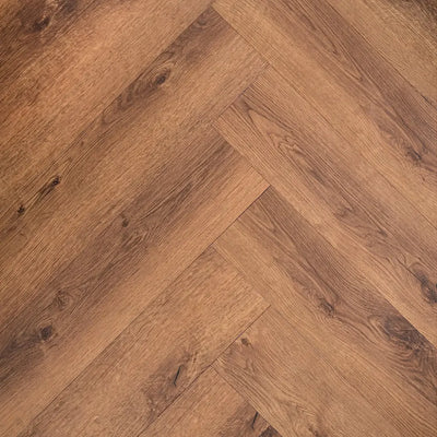 Dunea Visgraat Dark Oak Klik PVC