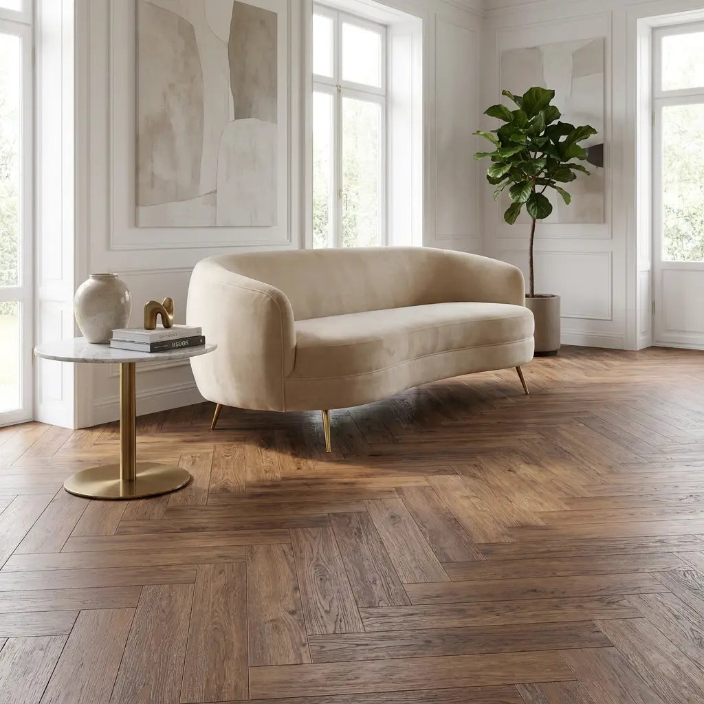 Dunea Visgraat Natural Oak Klik PVC Yarenza