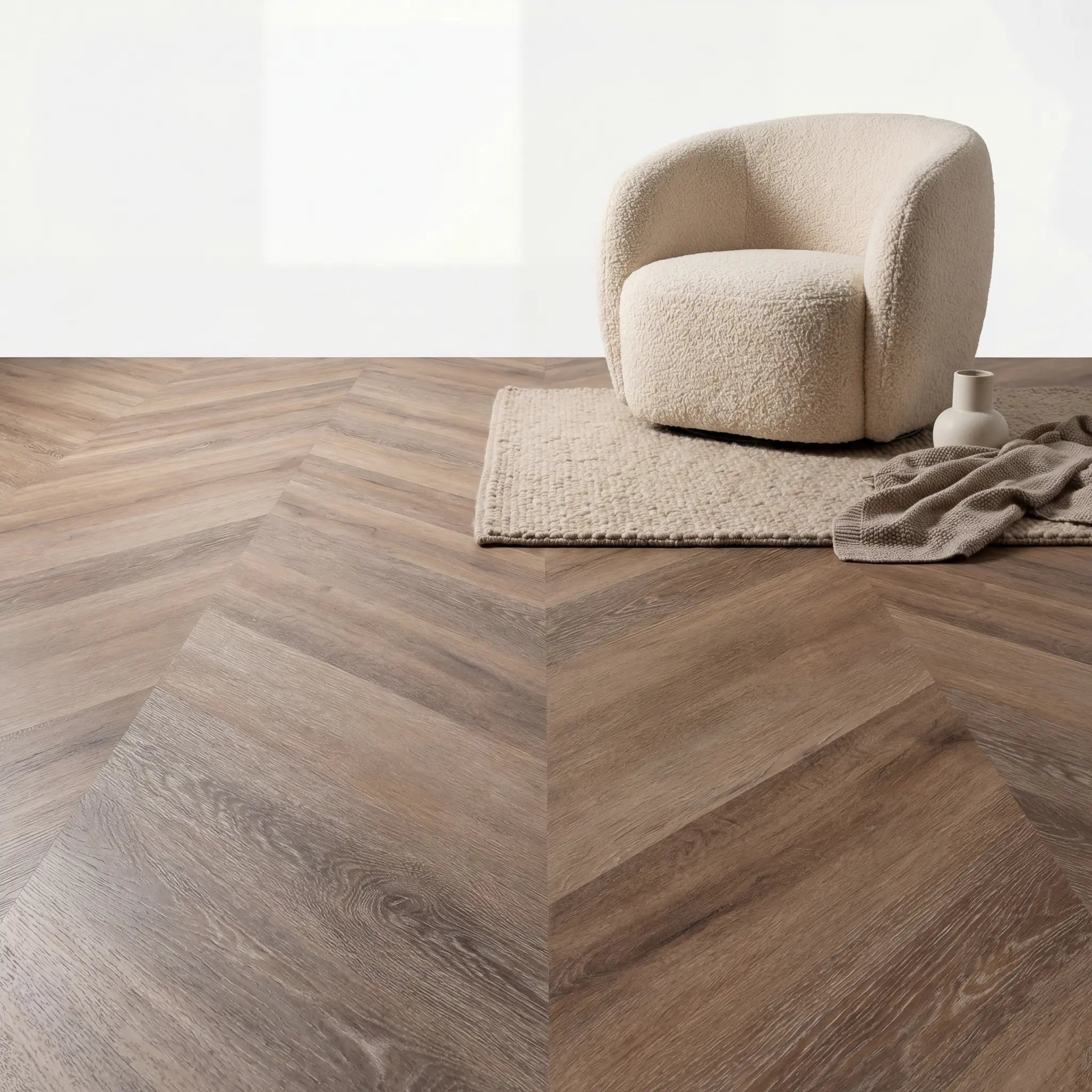 Lux Tenebrae Chevron Dark Oak Plak PVC yarenza