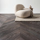 Lux Tenebrae Chevron Charred Black Oak Plak PVC yarenza