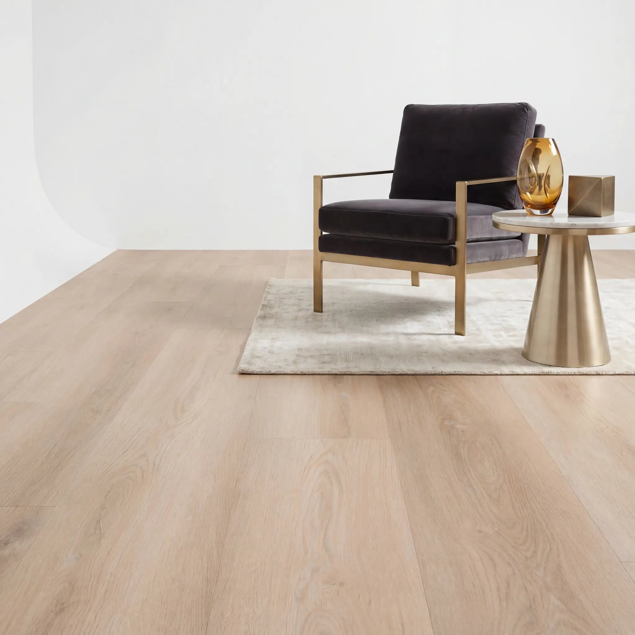 Madera Rechte Plank White Wash Smoky Plak PVC Vloerenbeer