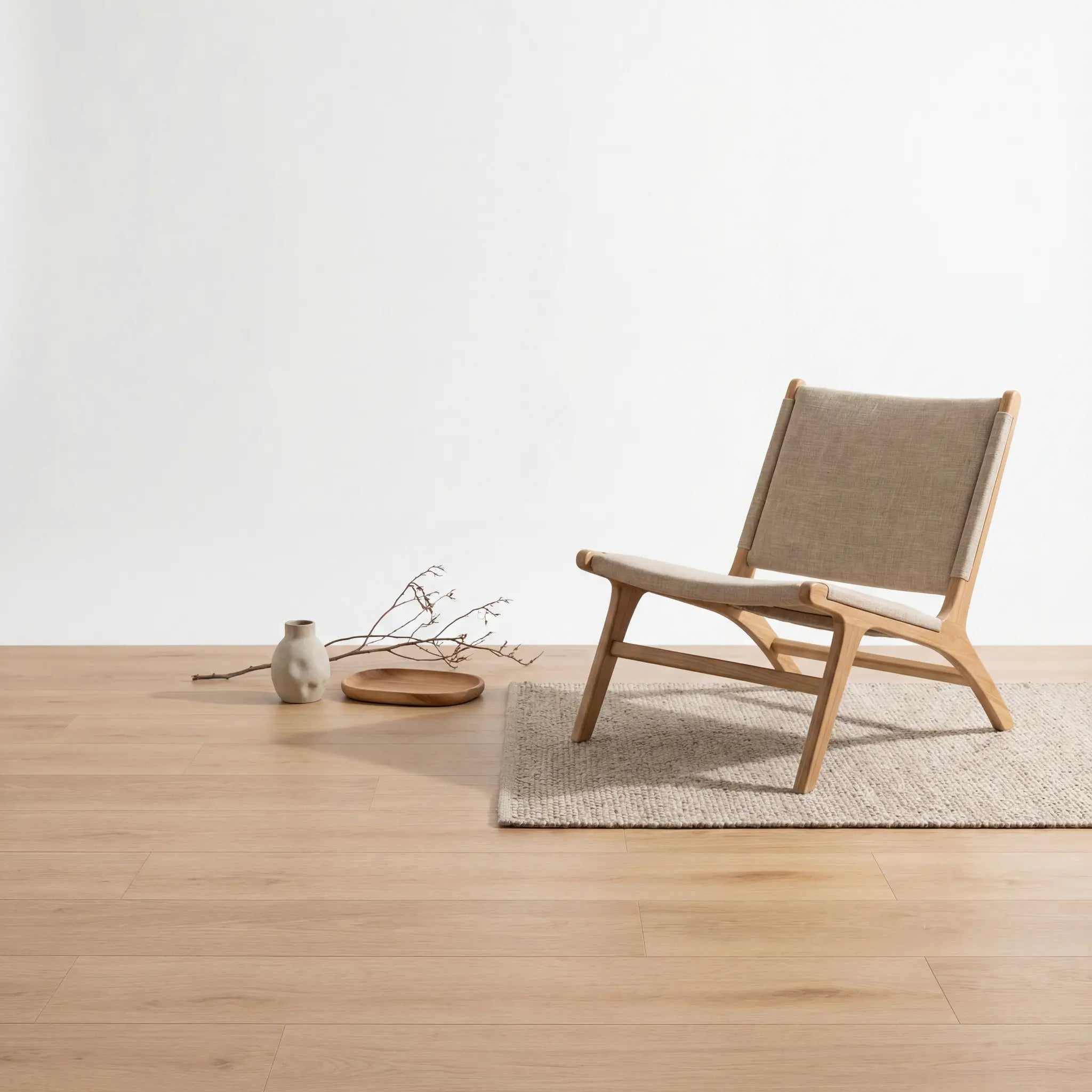Madera Rechte Plank Beige Plak PVC yarenza