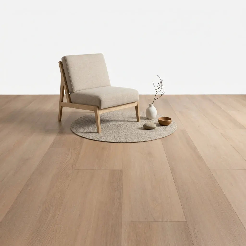 Altessa Rechte Plank White Wash Smoky Plak PVC yarenza