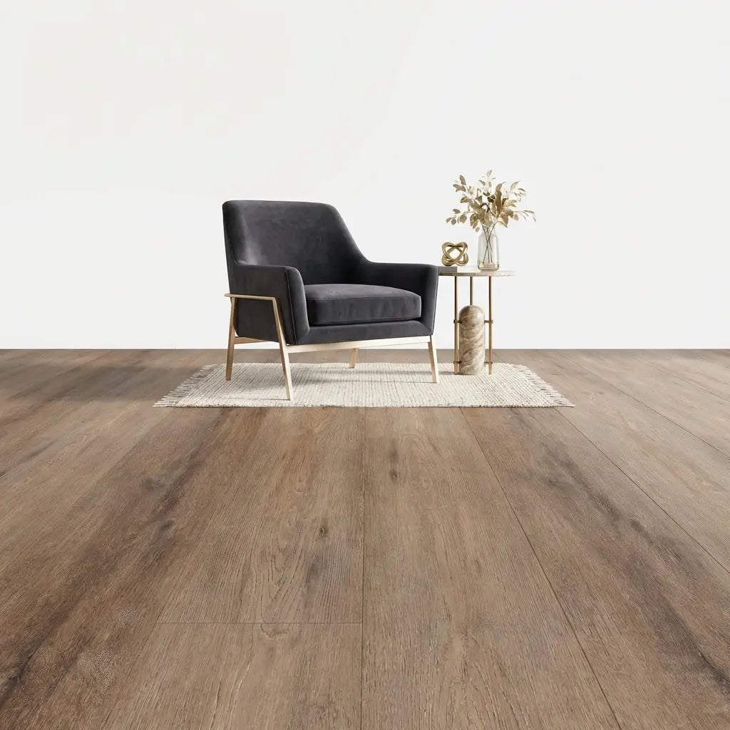 Lux Tenebrae Rechte Plank Dark Oak Plak PVC yarenza