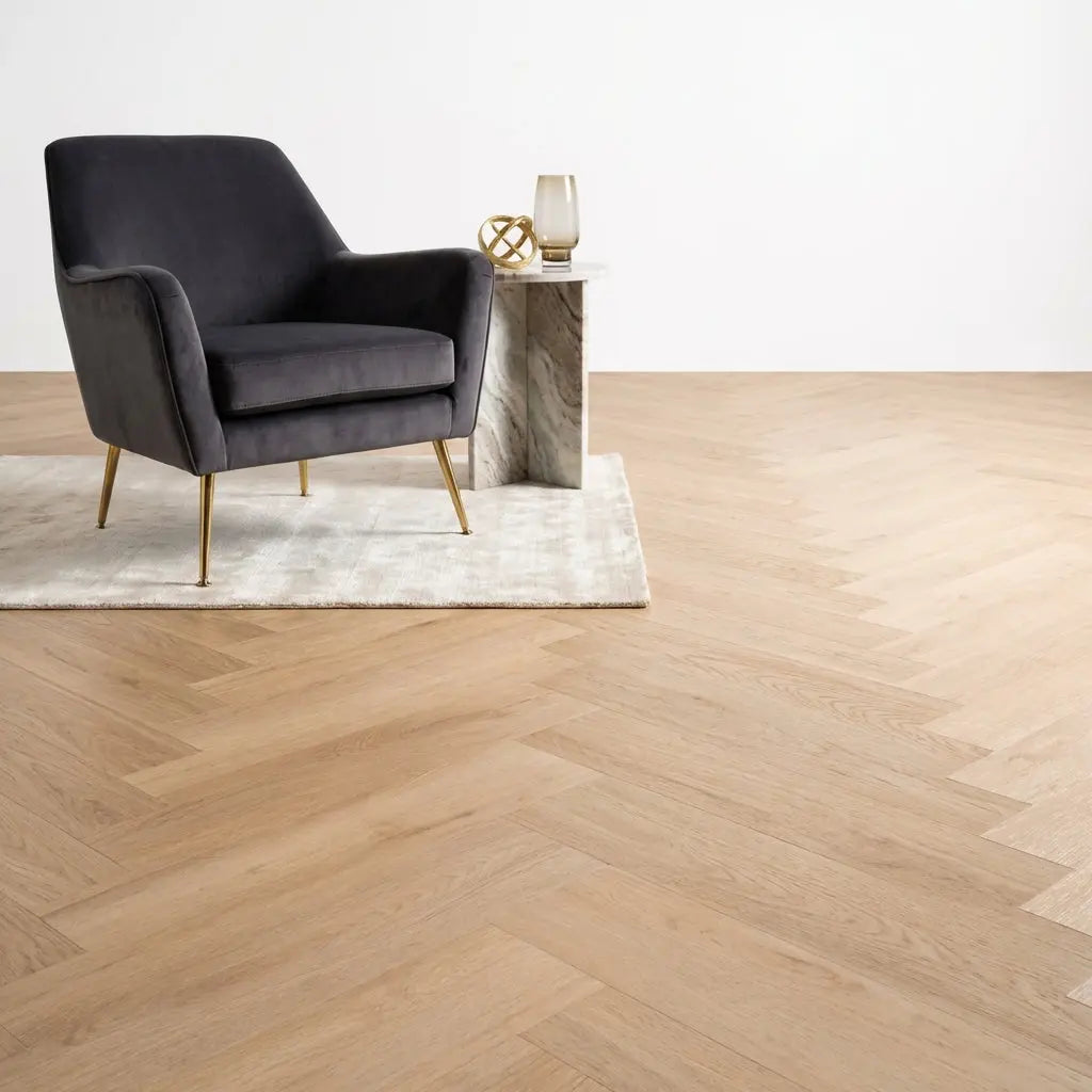 Madera Visgraat Beige Plak PVC yarenza