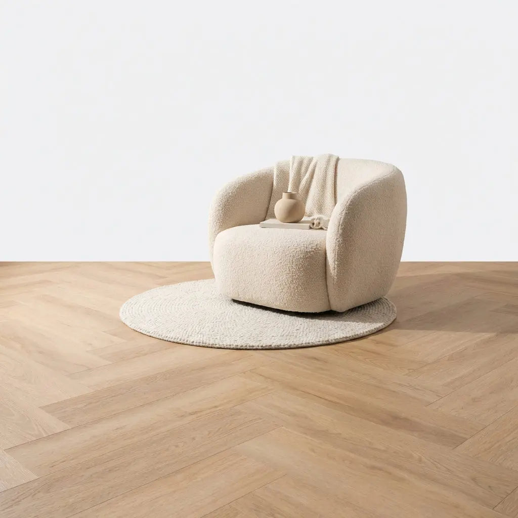 Madera Visgraat Beige Plak PVC yarenza