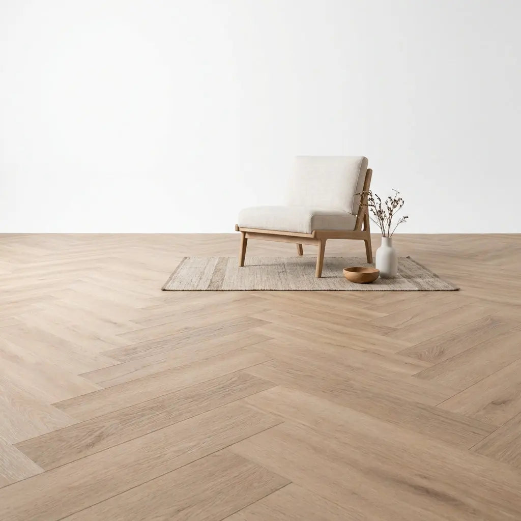 Madera Visgraat Smoky Plak PVC yarenza