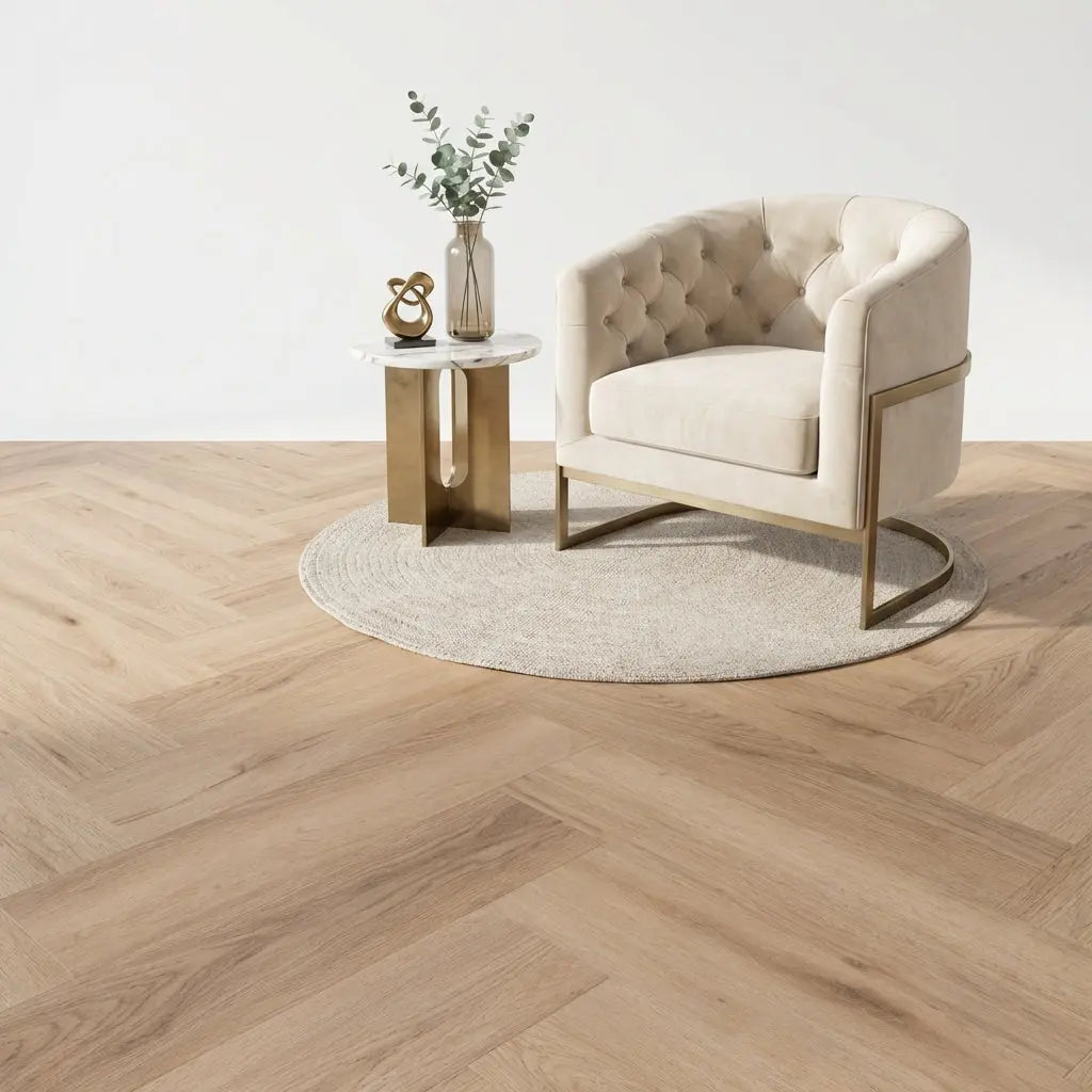 Madera Visgraat Smoky Plak PVC yarenza