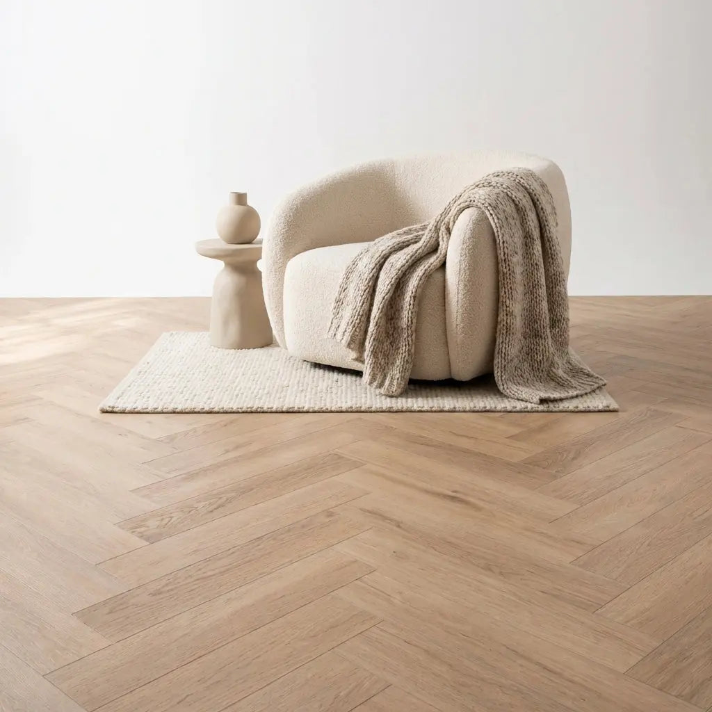 Madera Visgraat Smoky Plak PVC yarenza