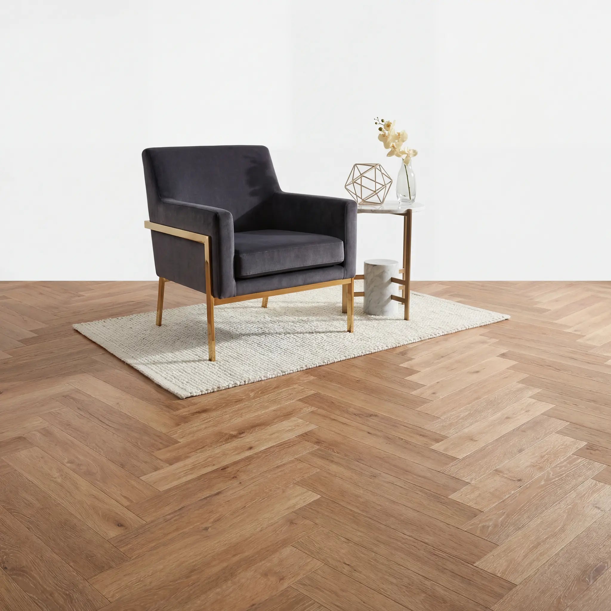 Lux Tenebrae Visgraat Warm Oak Plak PVC yarenza