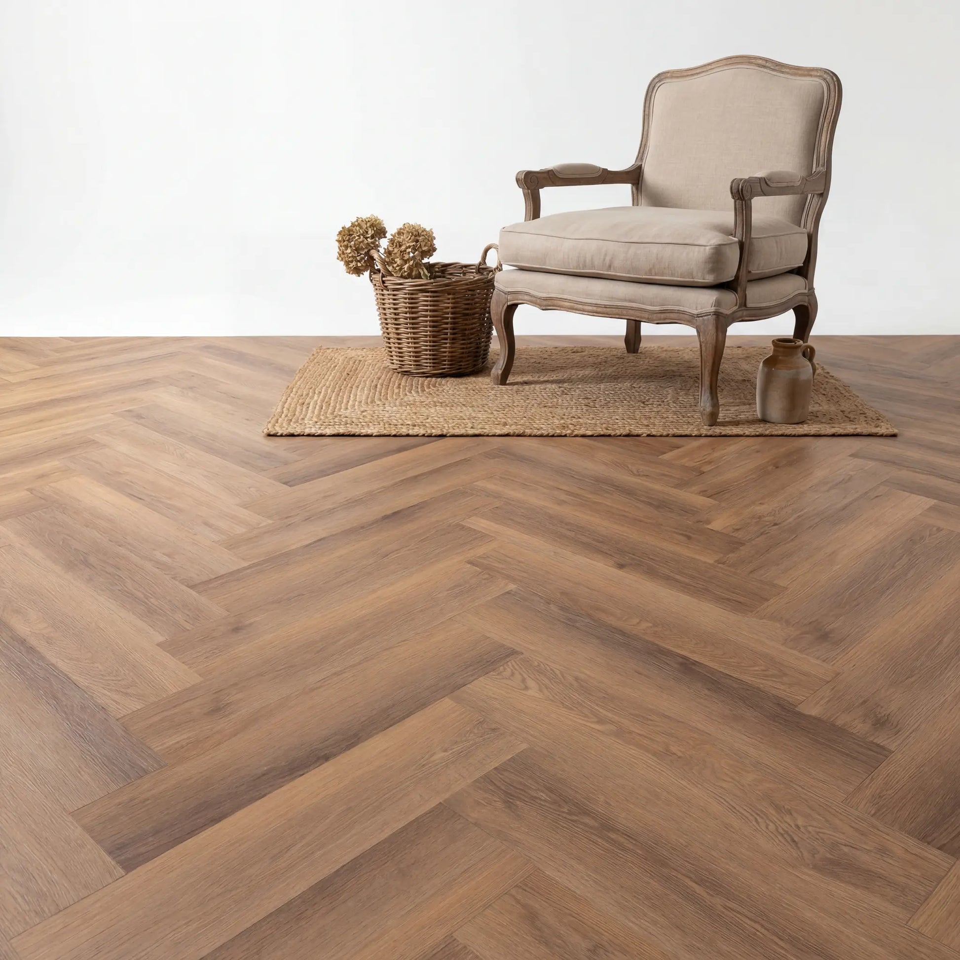 Altessa Visgraat Warm Oak Plak PVC yarenza