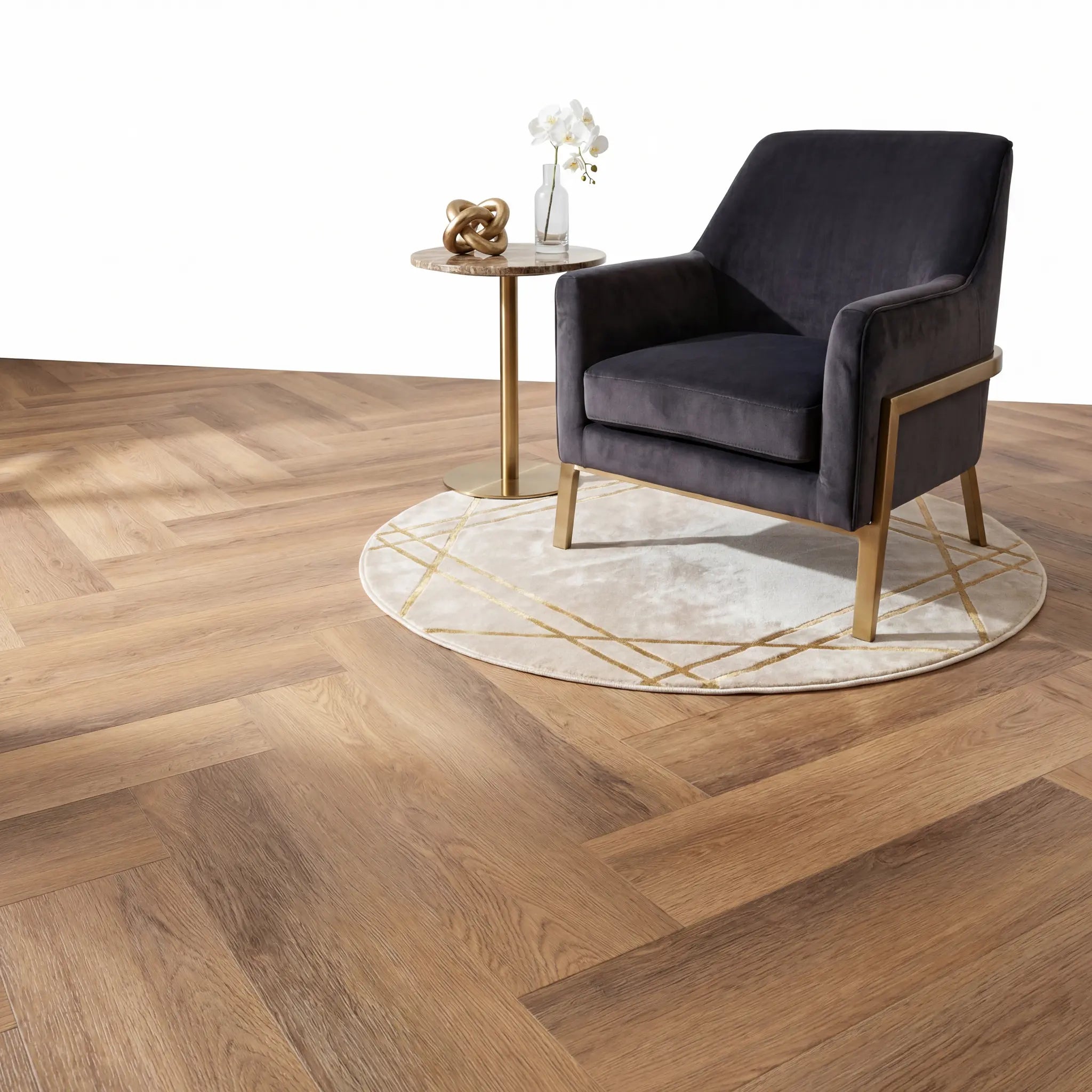 Altessa Visgraat Warm Oak Plak PVC yarenza