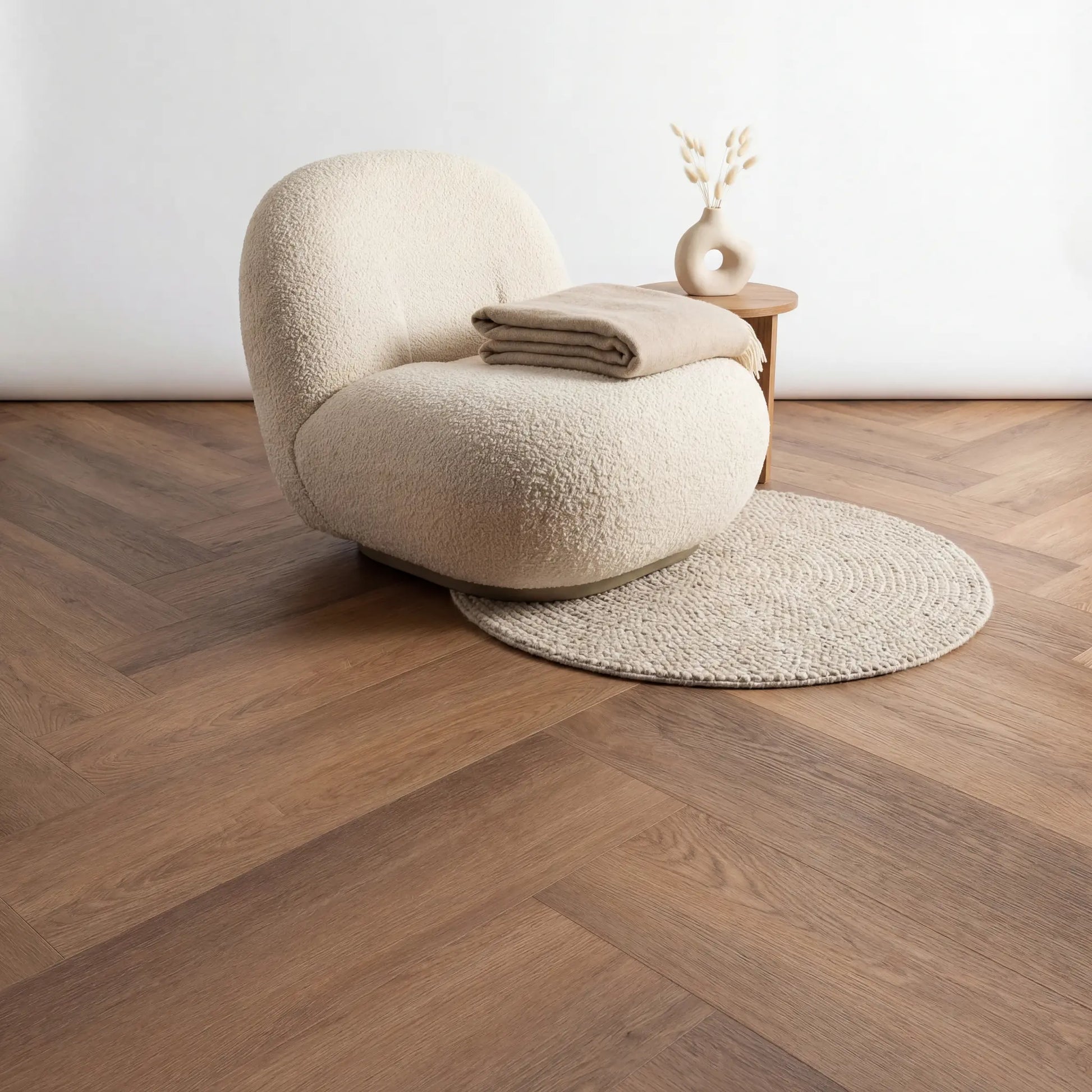Altessa Visgraat Warm Oak Plak PVC yarenza