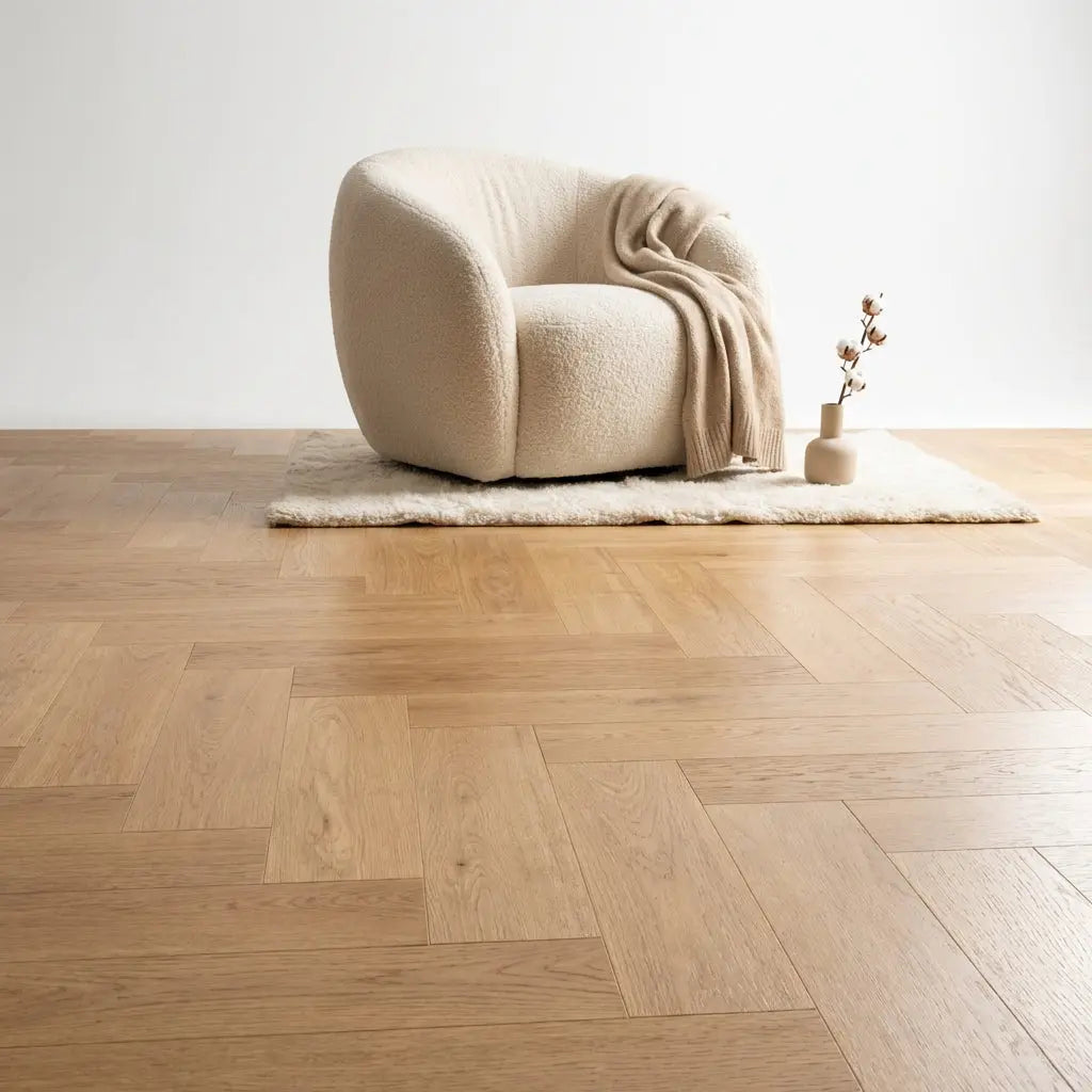 Madera Visgraat Warm Oak Plak PVC yarenza