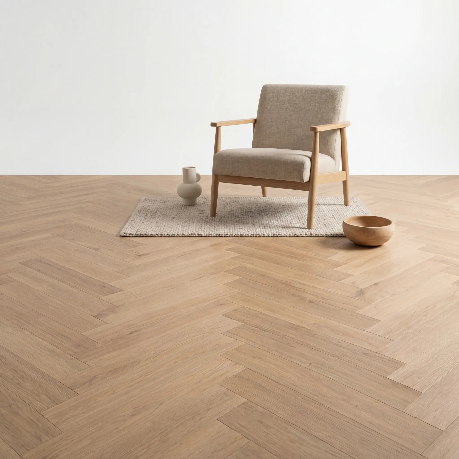 Altessa Visgraat Light Oak Plak PVC yarenza