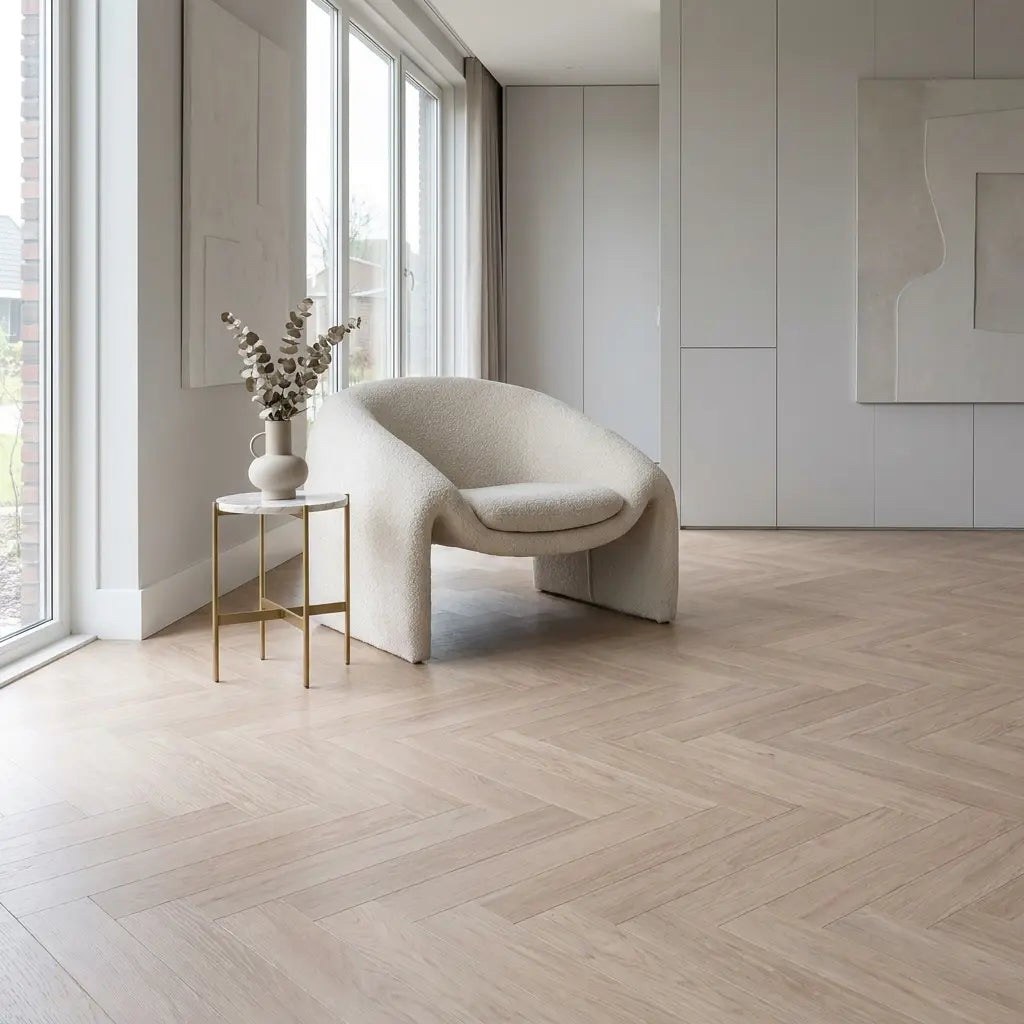 Dunea Visgraat Beige Oak Klik PVC Yarenza