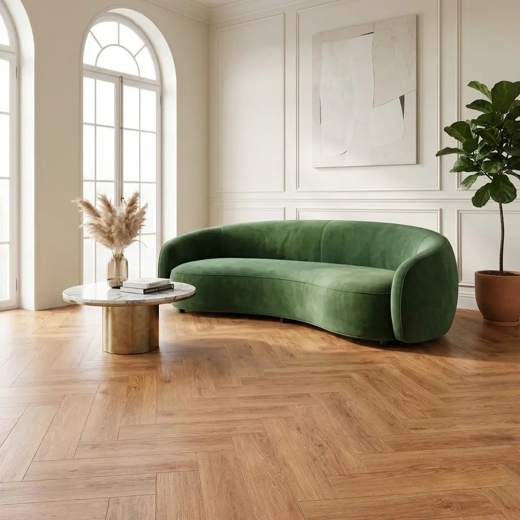 Dunea Visgraat Warm Oak Klik PVC Yarenza