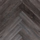 Lux Tenebrae Visgraat Charred Black Oak Plak PVC yarenza