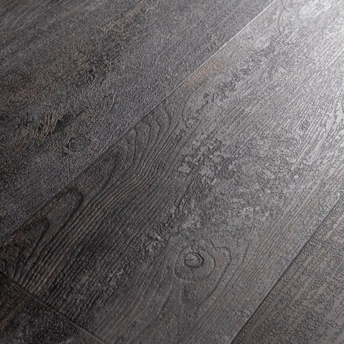 Lux Tenebrae Rechte Plank Charred Black Oak Plak PVC yarenza