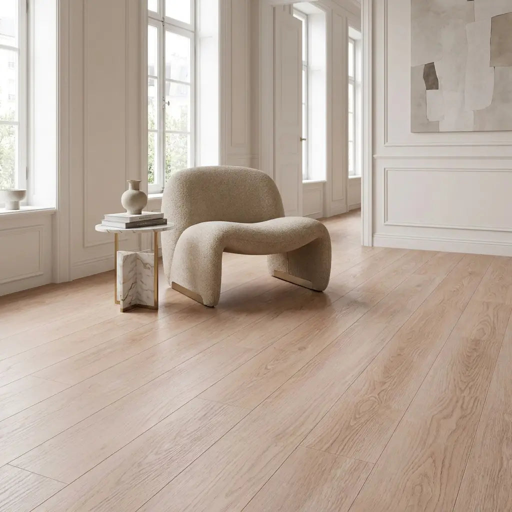 Natura Rechte Plank Light Oak Click PVC Yarenza