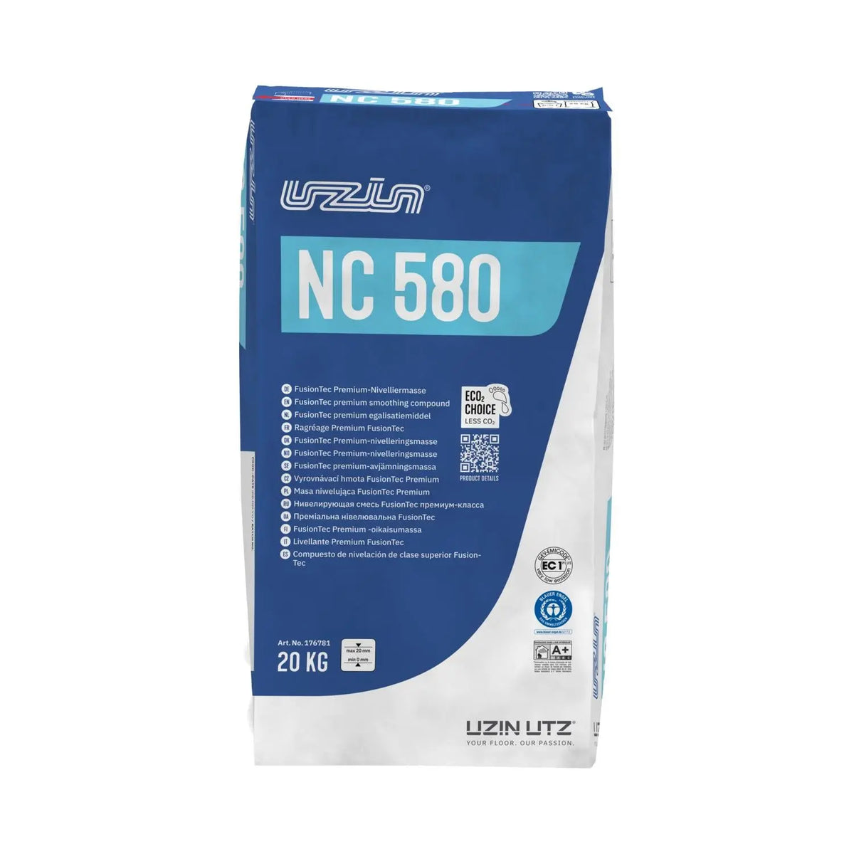 NC 580 FusionTec Premium Egalisatie 20kg UZIN